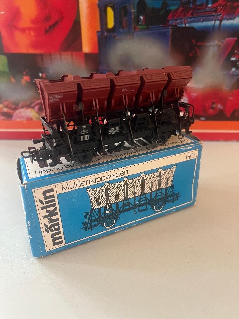Marklin Muldenkippwagen nr 4635, Hobby en Vrije tijd, Modeltreinen | H0, Wisselstroom, Wagon, Ophalen of Verzenden, Zo goed als nieuw