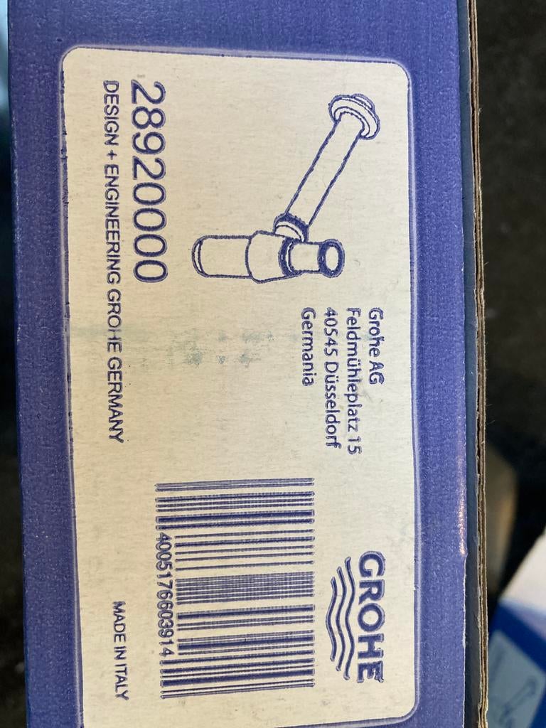 2 x Grohe bekersifon chroom 5/4”, Ophalen of Verzenden, Nieuw, Chroom, Overige typen