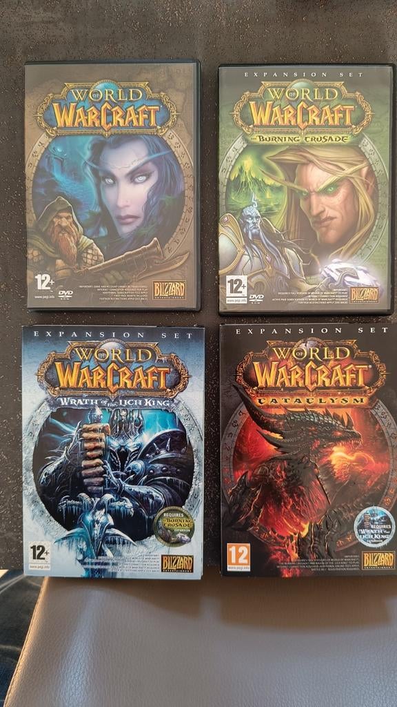 World of Warcraft - spel met uitbreidingen, 1 speler, Ophalen of Verzenden, Zo goed als nieuw, Eén computer