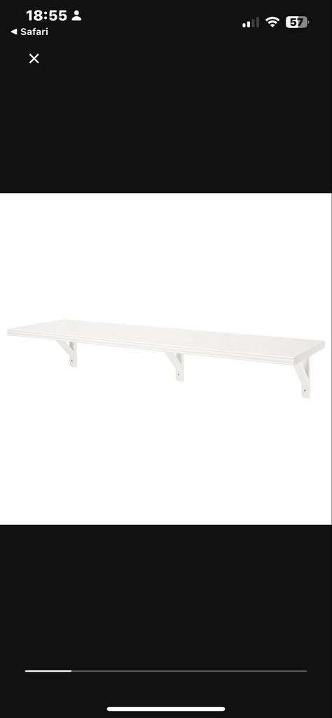 Ikea Bergshult wandplank, Ophalen, Gebruikt