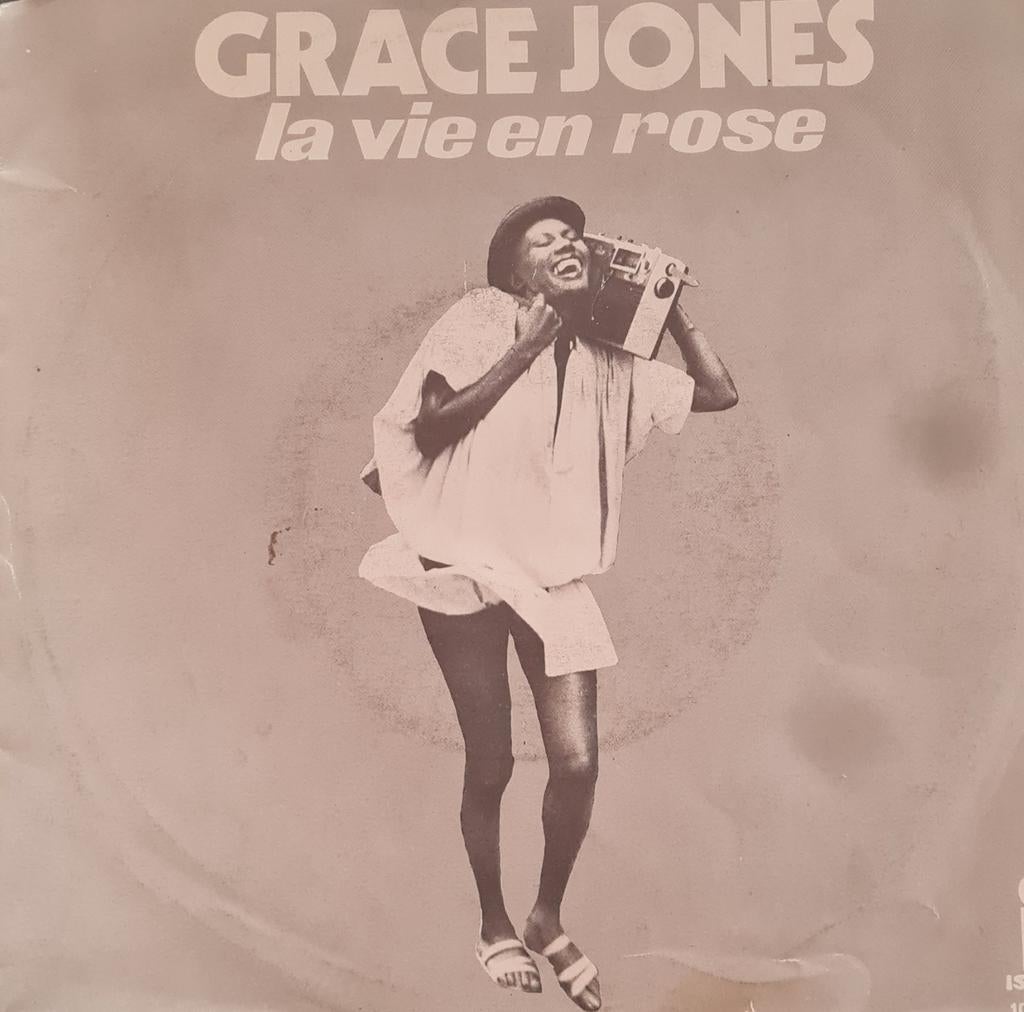 GRACE JONES - LA VIE EN ROSE, Cd's en Dvd's, Vinyl Singles, Ophalen of Verzenden, Gebruikt