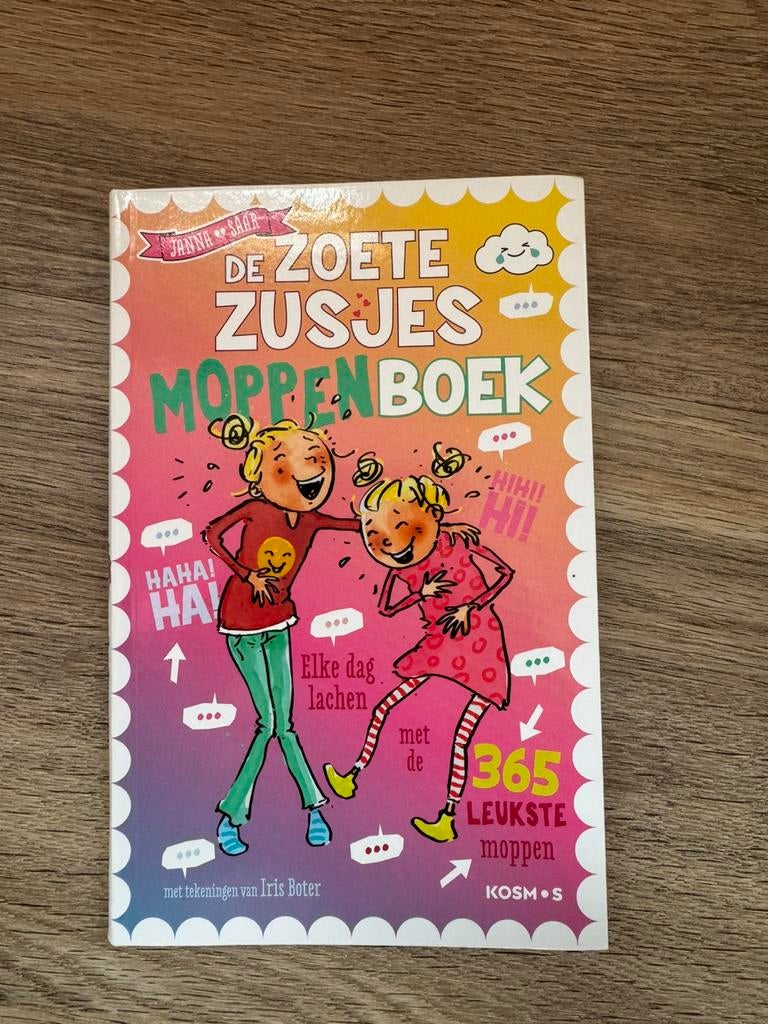 Hanneke de Zoete - De Zoete Zusjes moppenboek, Fictie algemeen, Ophalen of Verzenden, Zo goed als nieuw, Hanneke de Zoete