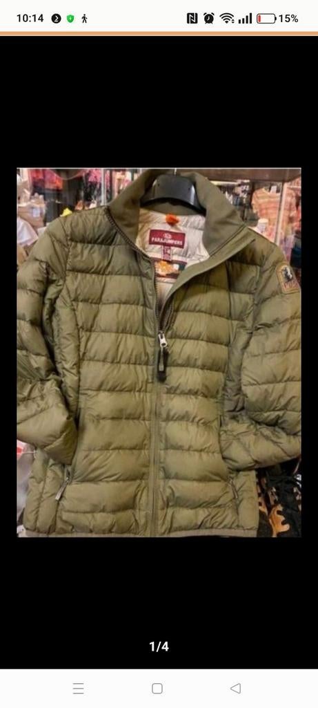Parajumpers Jas groen (Origineel) Maat 164-170 14 Jaar, Kinderen en Baby's, Jongen of Meisje, Ophalen of Verzenden, Zo goed als nieuw