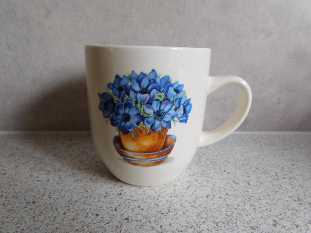 Senseo mok Anemoon TS, Ophalen of Verzenden, Zo goed als nieuw, Overige stijlen, Kop(pen) en/of Schotel(s)