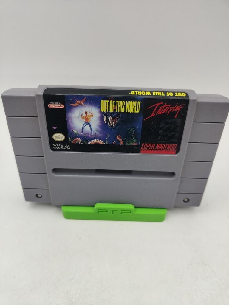 Out of This World - SNES USA, Spelcomputers en Games, Games | Nintendo Super NES, Gebruikt, Avontuur en Actie, 1 speler, Vanaf 12 jaar