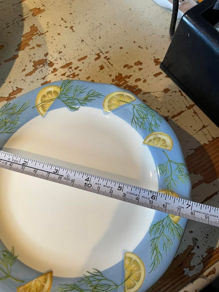 Gien BELLE ÎLE sideplates, Ophalen of Verzenden, Porselein, Overige stijlen, Bord(en)