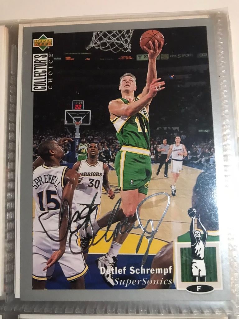 Upperdeck '94-'95, Ophalen of Verzenden, Zo goed als nieuw, Overige sporten, Poster, Plaatje of Sticker