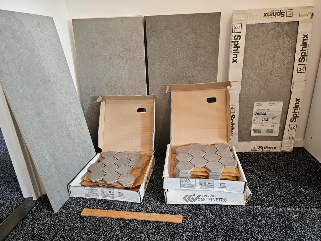 Diverse tegels voor badkamer, Ophalen, 30 cm of meer, Gebruikt, Steen of Klei