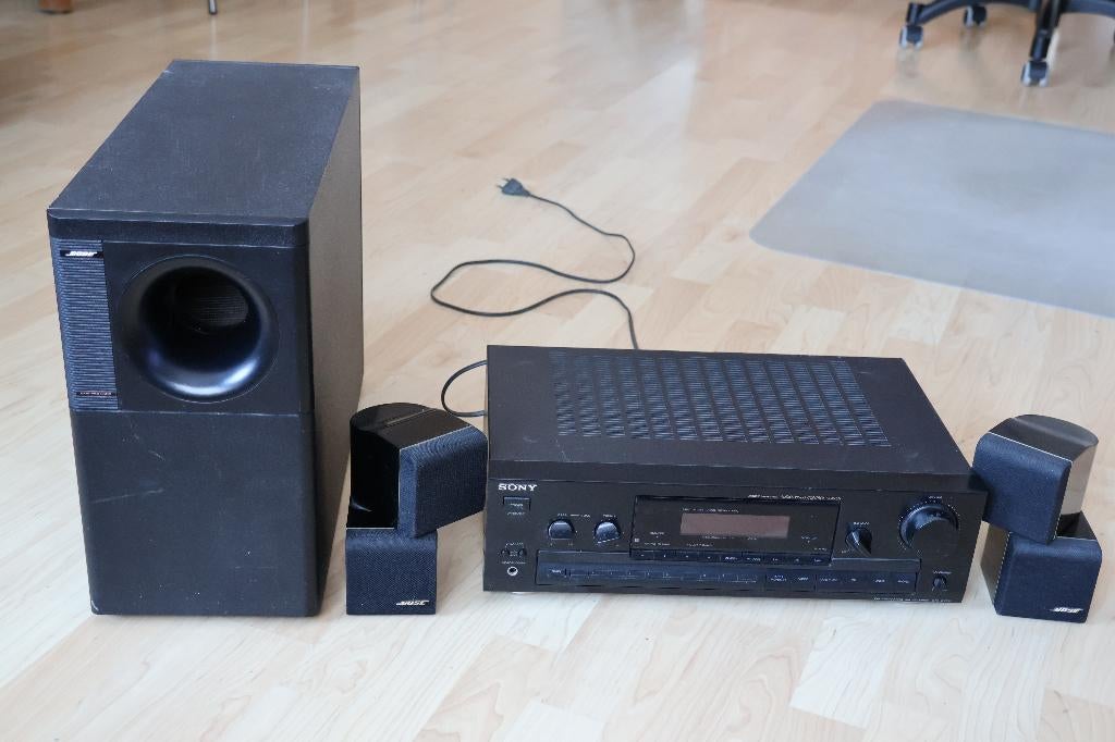 Sony tuner/versterker - Bose luidsprekersysteem, Ophalen, Gebruikt, Tuner of Radio, Overige merken