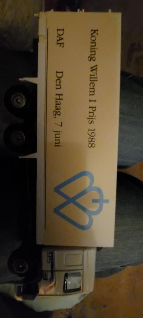 50SRM 0119 TEKNO DAF 95 1/50, Hobby en Vrije tijd, Modelauto's | 1:50, Ophalen of Verzenden, Zo goed als nieuw, Bus of Vrachtwagen