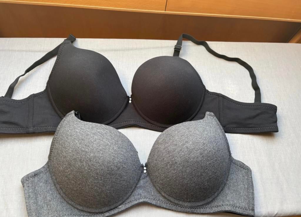 2x beugrl BH nieuw katoen C85, Ophalen of Verzenden, Zwart, BH