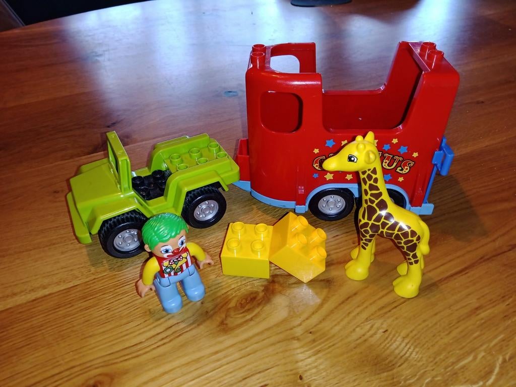 Lego Duplo Circus Transport 10550 - gebruikt., Ophalen of Verzenden, Gebruikt, Complete set, Duplo