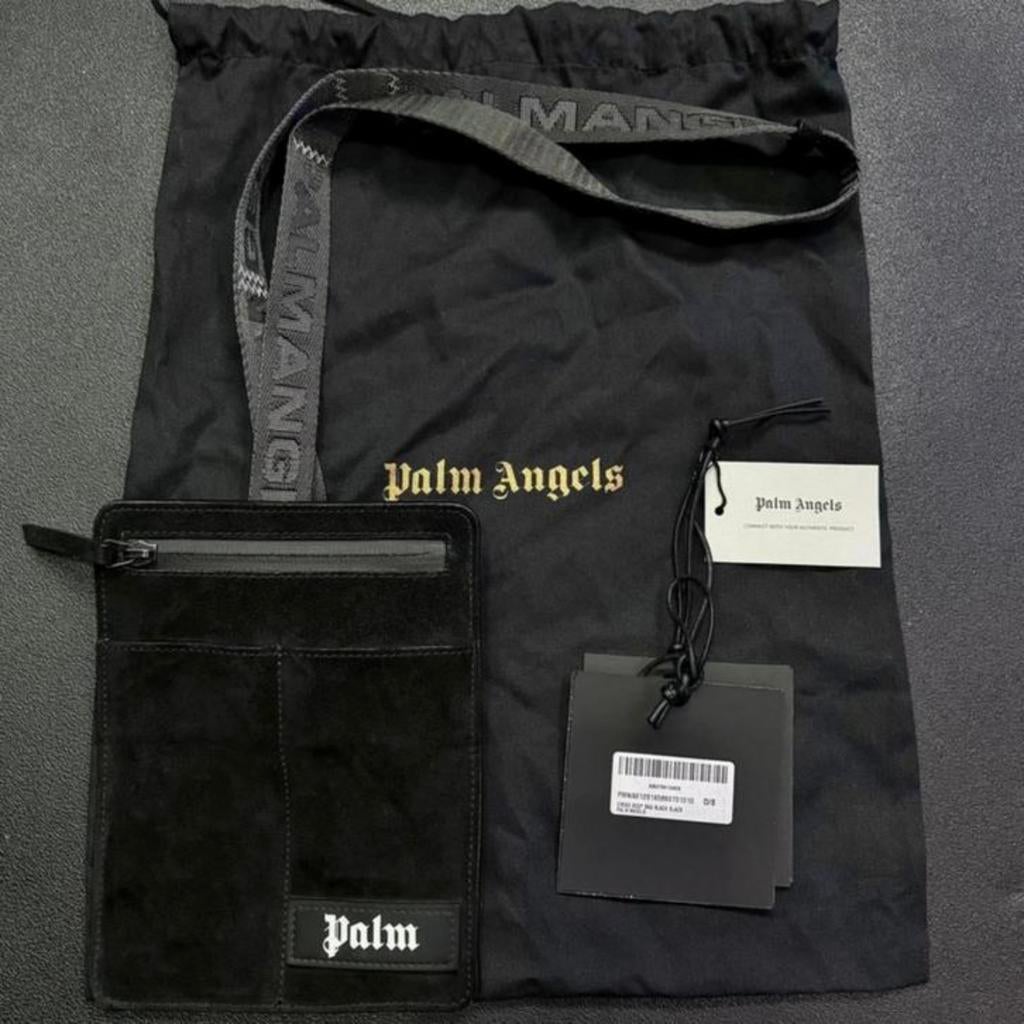 Palm angels crossbody bag shoulder tas, Ophalen of Verzenden, Zo goed als nieuw, Zwart