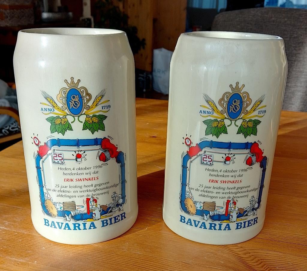 Bierpul Bavaria Erik Swinkels, Ophalen of Verzenden, Zo goed als nieuw, Pul(len), Bavaria