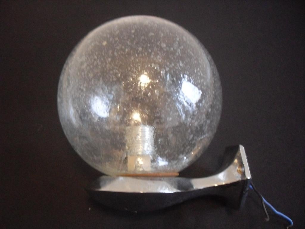 vintage space age wandlampje, Huis en Inrichting, Lampen | Wandlampen, Ophalen of Verzenden, Glas, Vintage space age