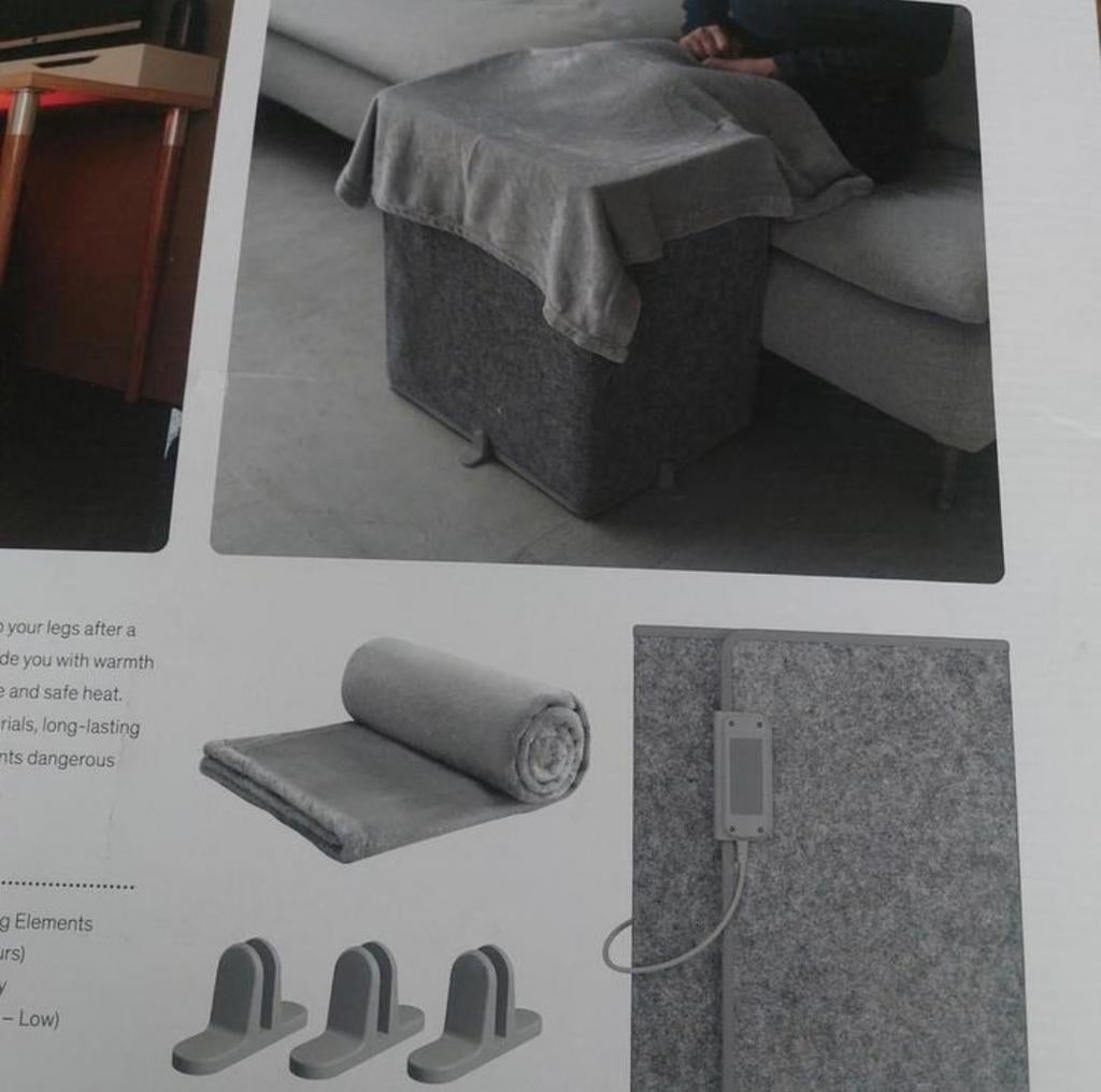 Infrarood Beenverwarmer met Deken - Nieuw!, Overige soorten, Elektrisch, Nieuw, Ophalen of Verzenden