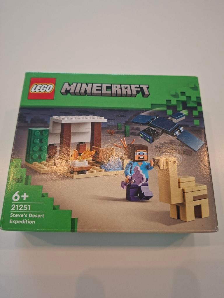 LEGO Minecraft 21251 (doos is geopend, 1x in elkaar gezet), Ophalen, Zo goed als nieuw, Complete set, Lego