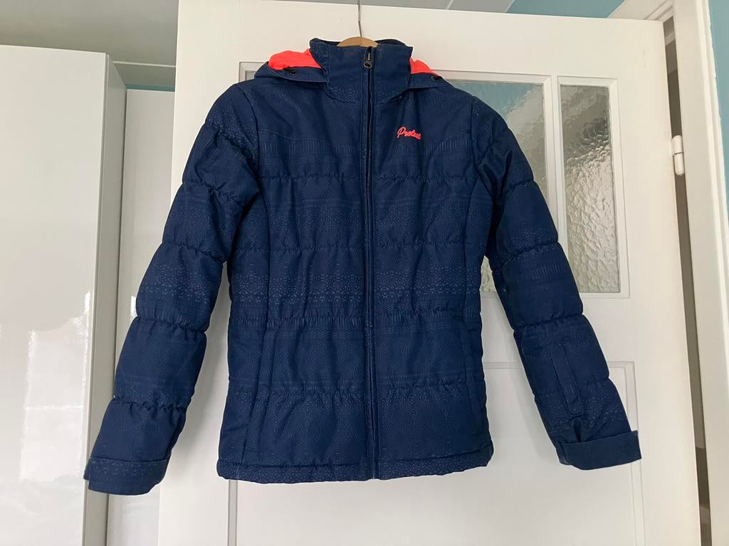 Skijas Protest 152 blauw ski-jas jas winterjas skiën, Ophalen of Verzenden, Gebruikt, Meisje, Jas