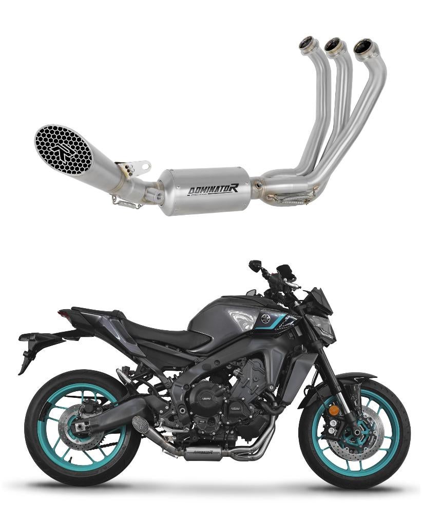 [DOMINATOR UITLAAT] Yamaha MT-09 2024 - 2025 Full System, Motoren, Onderdelen | Yamaha, Nieuw, Verzenden