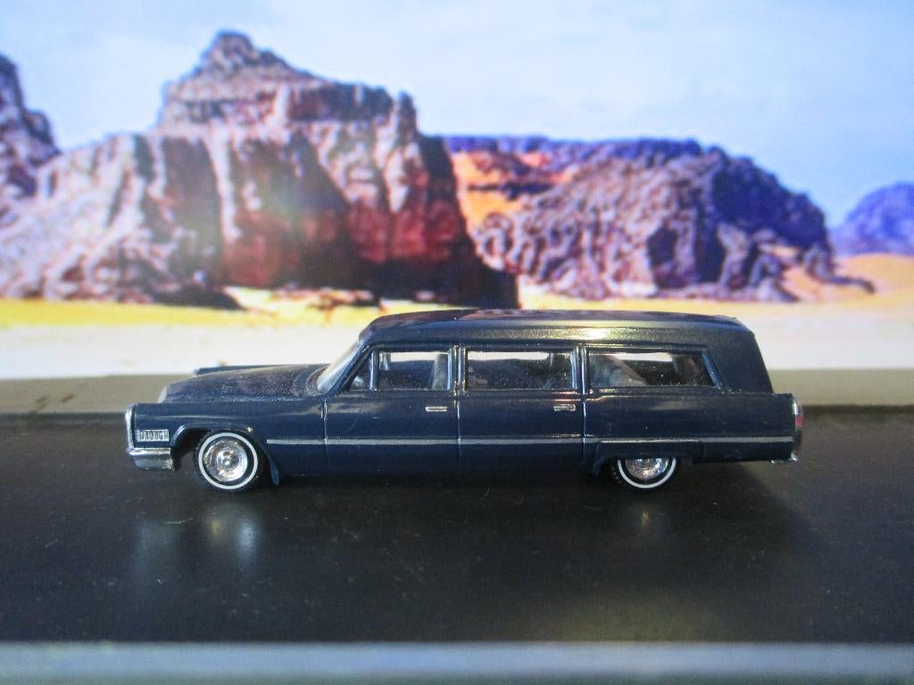 1966 Cadillac Fleetwood Miller-Meteor - Busch donkerblauw, Ophalen of Verzenden, Nieuw, Auto, Overige merken