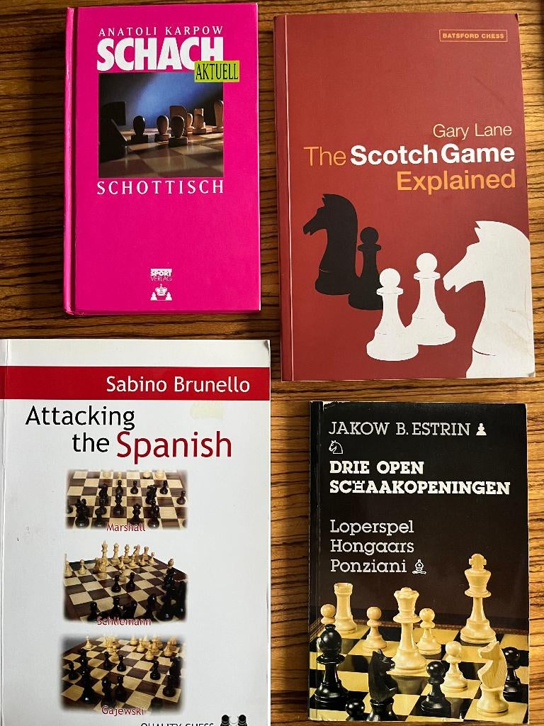 schaakboeken (e4e5), Ophalen of Verzenden, Zo goed als nieuw, Overige onderwerpen