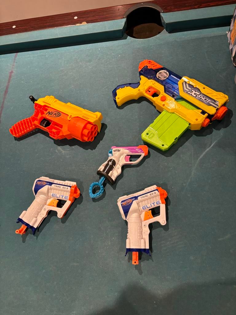 Nerf Pistolen Collectie, Ophalen, Gebruikt