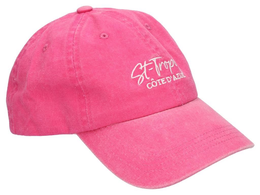Neon roze Baseball cap pet St. Tropez Saint-Tropez, Nieuw, Pet, St. Tropez Côte d’Azur, One size fits all