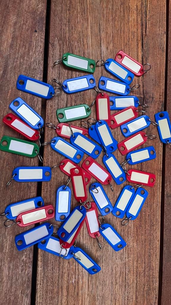 Sleutellabels, 40 stuks, Ophalen of Verzenden, Nieuw