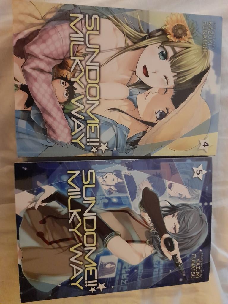 Sundome Milkyway Manga Volumes 4 & 5, Ophalen of Verzenden, Zo goed als nieuw, Japan (Manga), Meerdere comics
