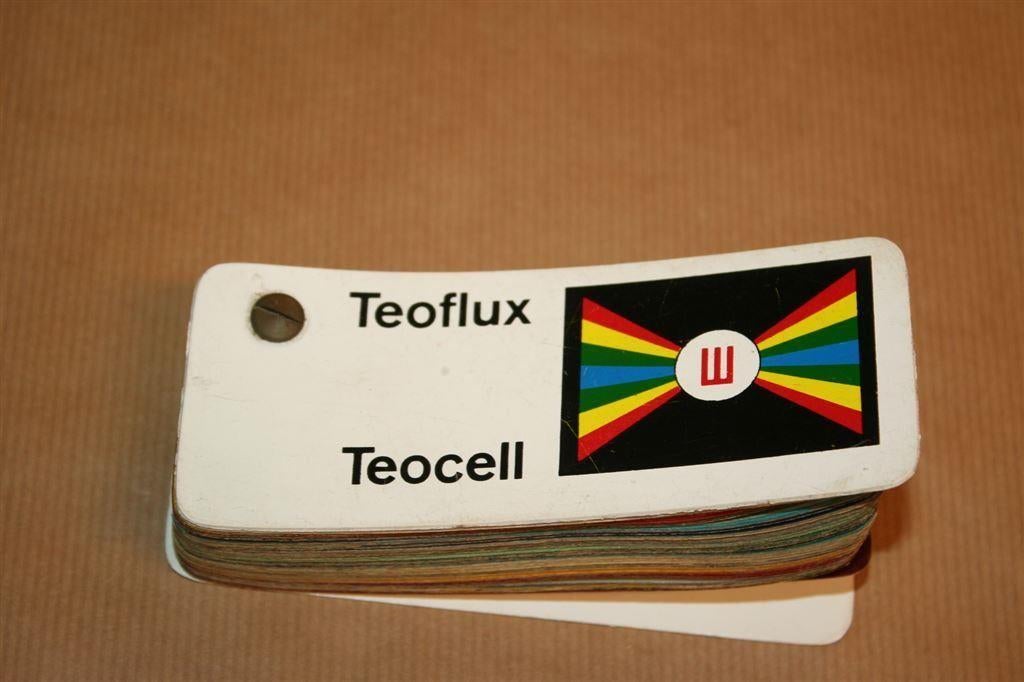 Oude kleurenwaaier - Teoflux Wagemakers 1965 !!, Ophalen of Verzenden, Gebruikt, Overige typen