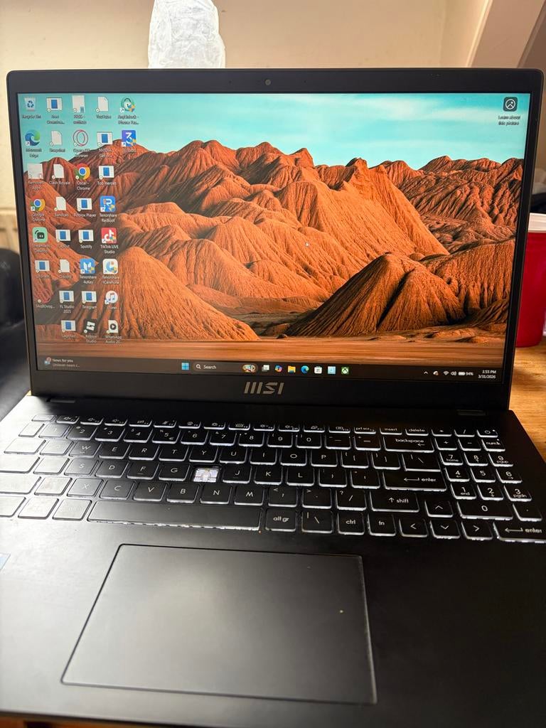 MSI laptop + Gaming 💻, Computers en Software, Windows Laptops, Ophalen, Gebruikt, Met videokaart, 8 GB