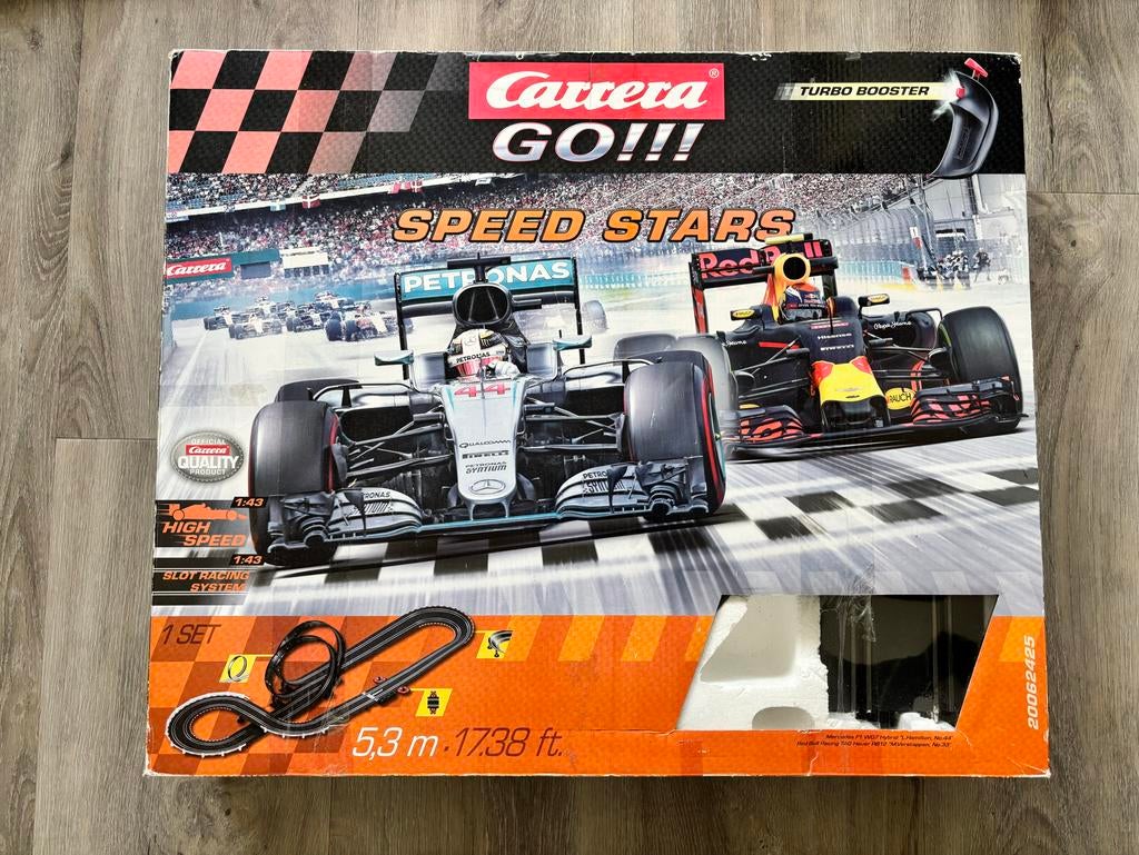 Twee sets Carrera Go Max Verstappen racebaan, Ophalen, Carrera, Met looping, Elektrisch