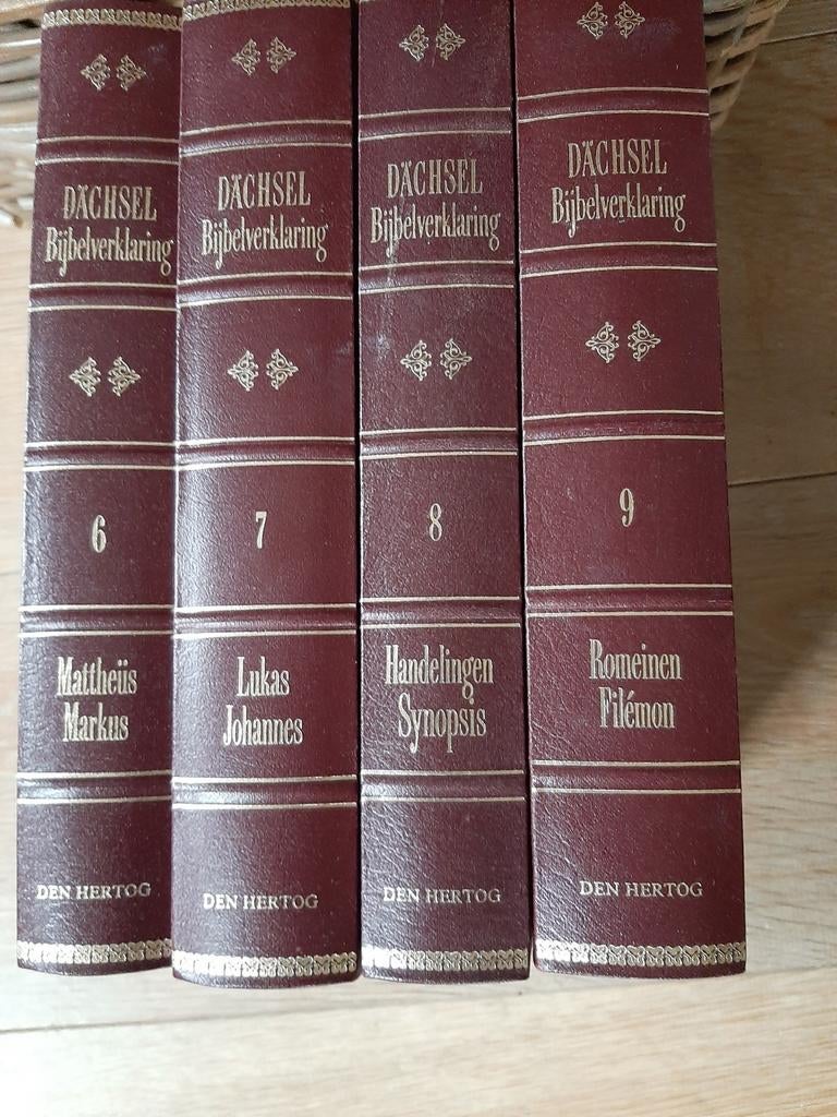 Dachsel Bijbelverklaring - Deel 6, 7, 8, 9 (4 boeken), Ophalen of Verzenden, Zo goed als nieuw, Dachsel, Christendom | Protestants