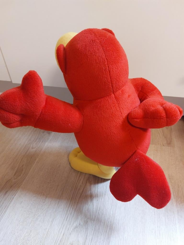 Croky papegaai knuffel 35 cm, Ophalen of Verzenden