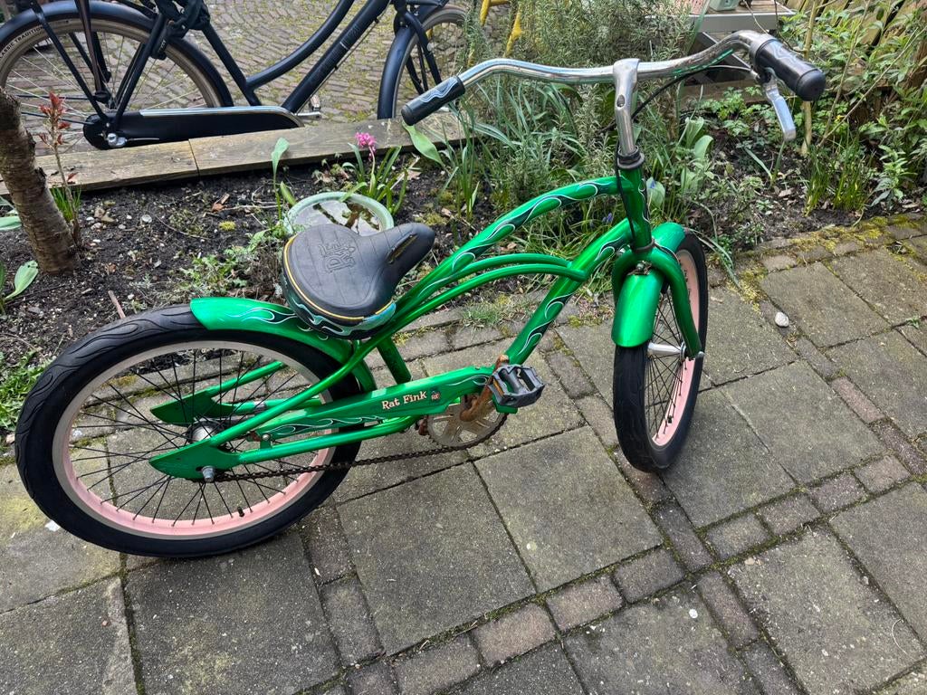 Chopper bike - jongensfiets, Fietsen en Brommers, Fietsen | Cruisers en Lowriders, Ophalen, Staal, Zo goed als nieuw, Minder dan 47 cm