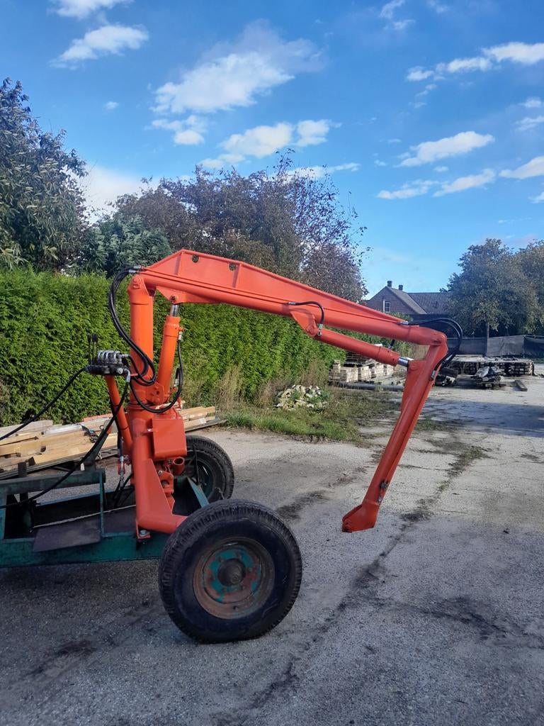 Landbouwkraan, atlas,mestknijper,houtknijper, Ophalen