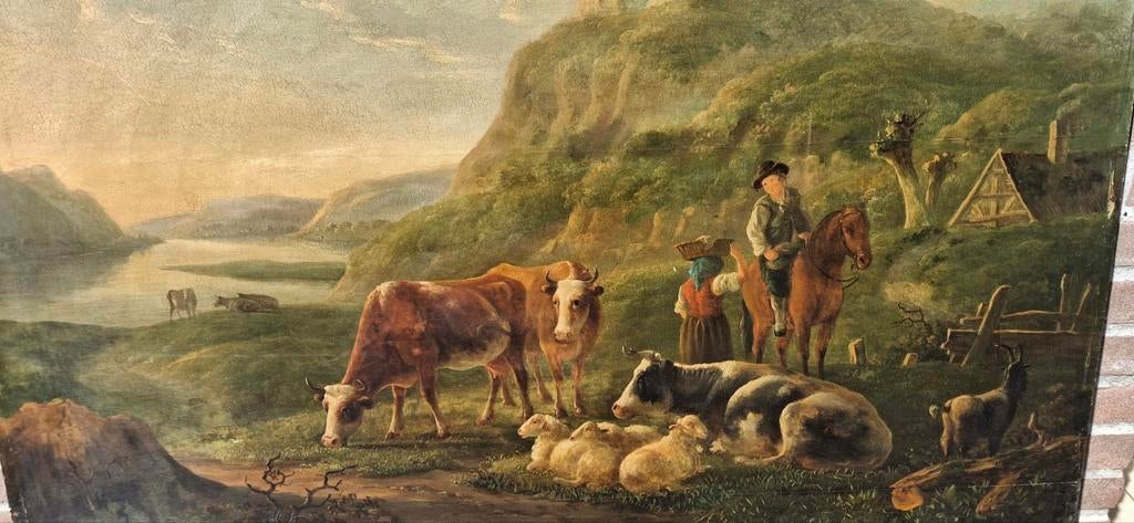 Groot paneel100x76cm, Antiek en Kunst, Ophalen of Verzenden