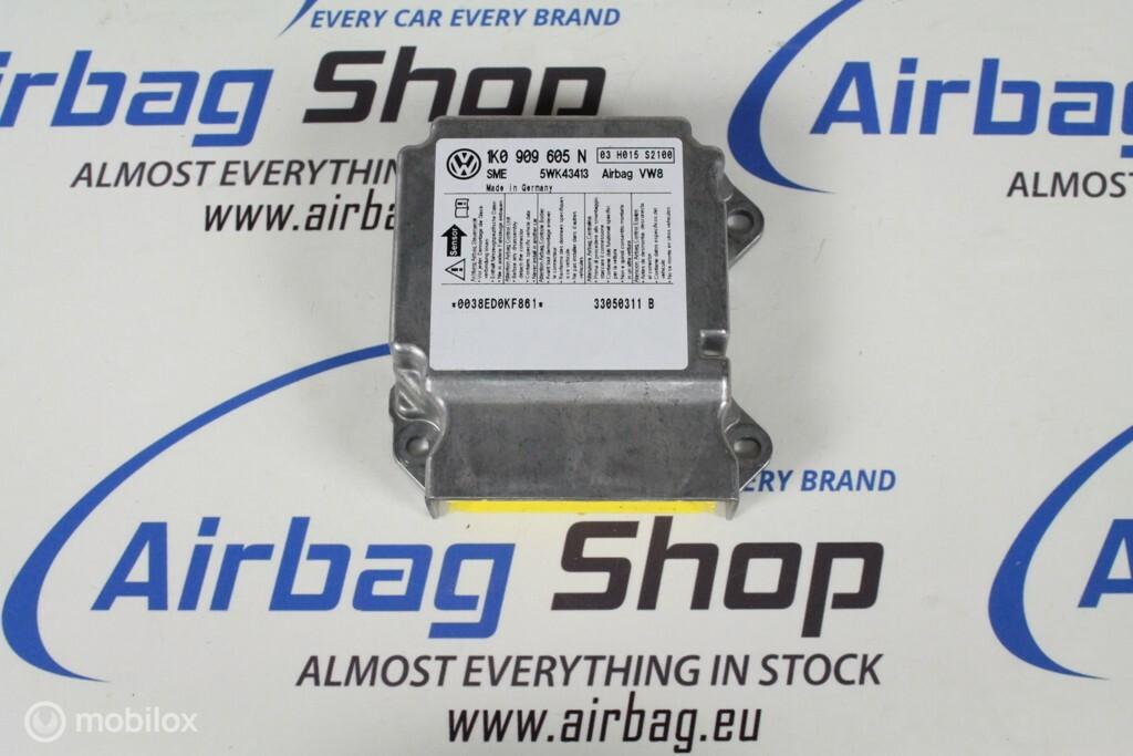 Airbag Module Volkswagen golf 5 plus (2004-2008), Gebruikt, Ophalen of Verzenden