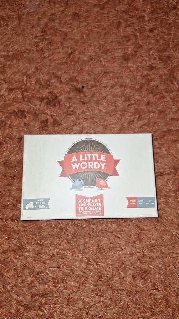 te koop: A Little Wordy van uitgever Exploding Kittens., Een of twee spelers, Ophalen, Zo goed als nieuw, Exploding Kittens