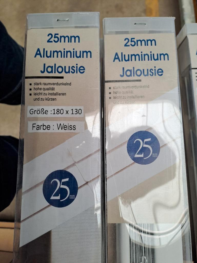 4x nieuwe Luxaflex jaloesie 3 st 180 1 st 190x130 prijs ps, Ophalen, Normaal, Wit, 150 tot 200 cm