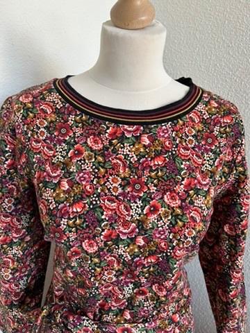 King Louie maat XL sweater bloemen jurk 2419, Maat 46/48 (XL) of groter, Ophalen of Verzenden, Zo goed als nieuw, Knielengte