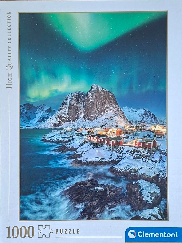 Clementoni puzzel Lofoten Islands 1000 pc. Zgan., Ophalen of Verzenden, 500 t/m 1500 stukjes, Zo goed als nieuw