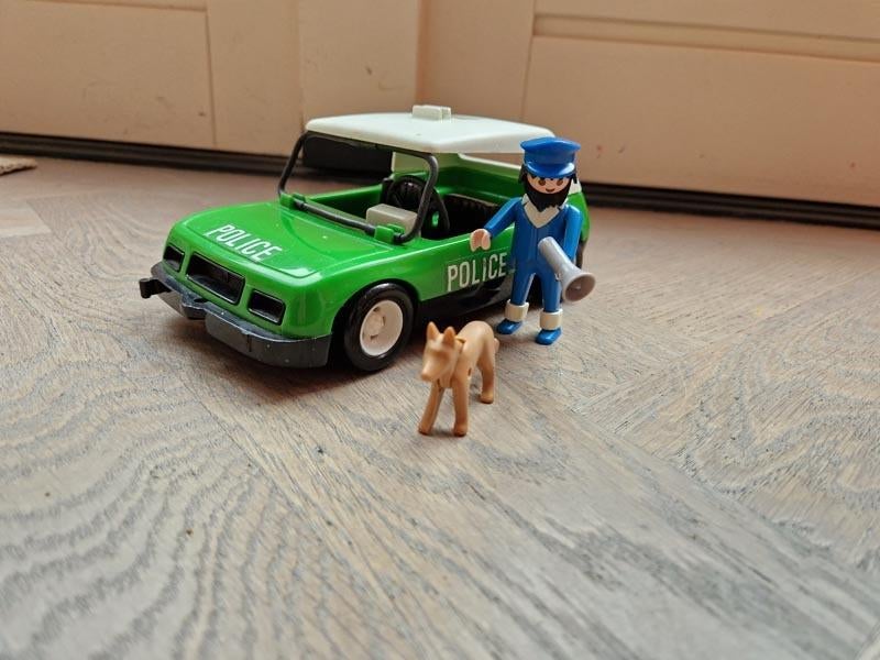 Playmobil Politiewagen 3215 (retro), Ophalen of Verzenden, Gebruikt, Complete set