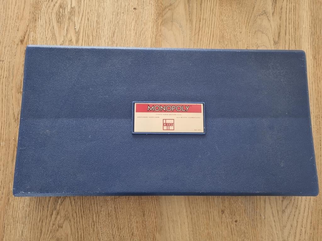 Vintage jaren 70 Monopoly in luxe koffer, Ophalen of Verzenden, Gebruikt