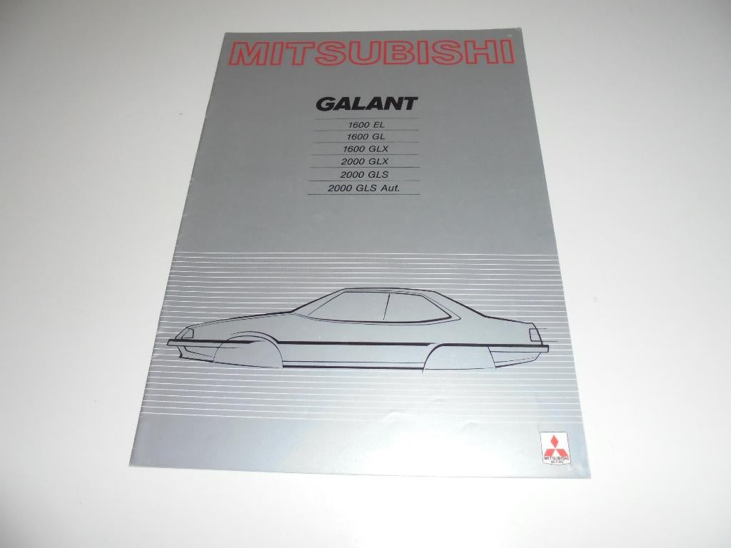 brochure Mitsubishi Galant  1982, Ophalen of Verzenden, Zo goed als nieuw, Mitsubishi