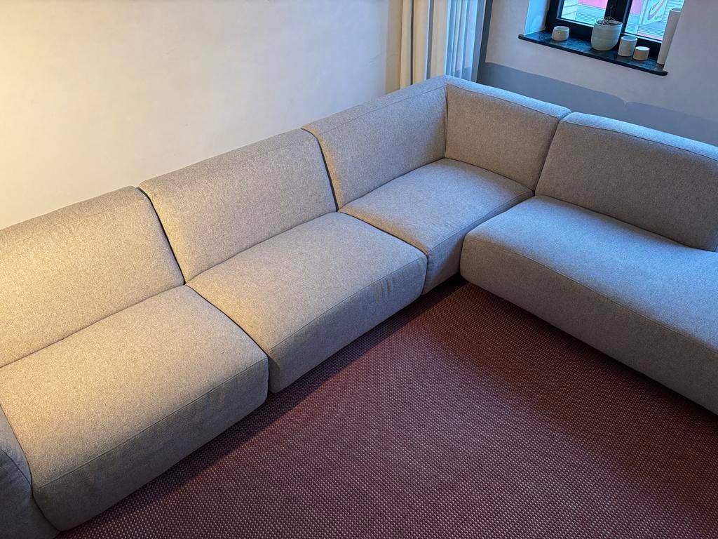 Grijze zetel van Furninova Vesta, Ophalen, 100 tot 125 cm, 300 cm of meer, Zo goed als nieuw