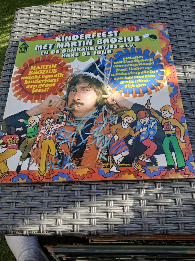 Kinderfeest met Martin Brozius LP, Ophalen of Verzenden