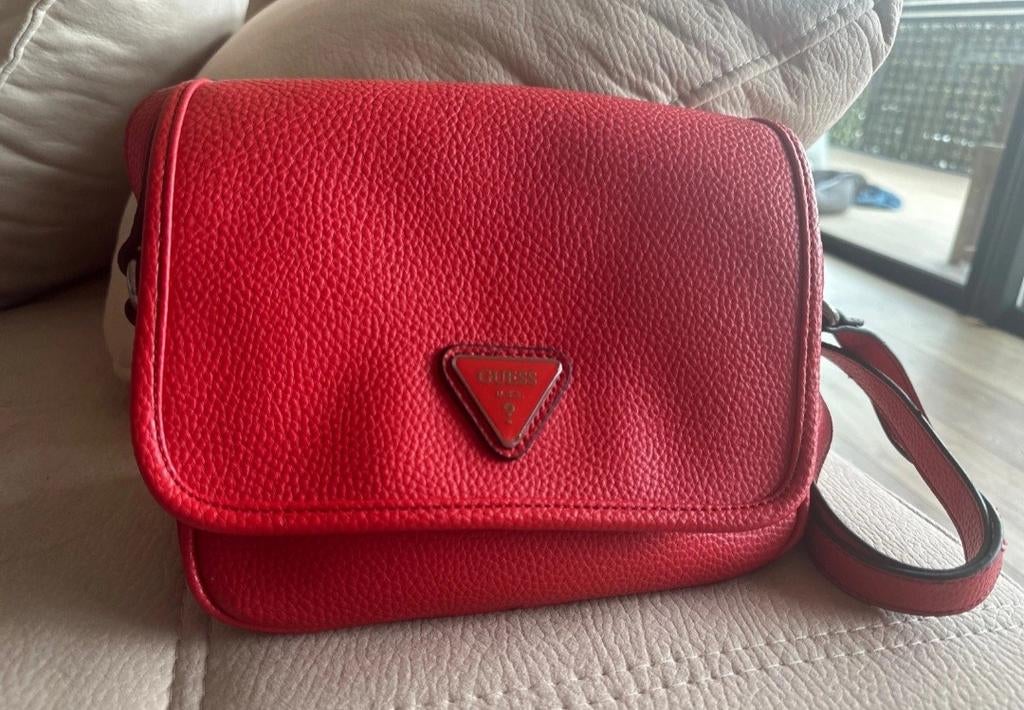 Mooie rode Guess tas, Ophalen of Verzenden, Rood, Handtas