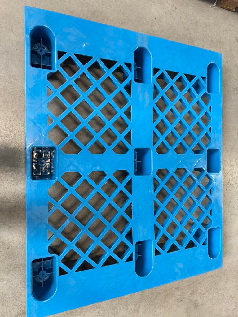 5 stuks blauwe kunsstof pallets, Ophalen, Doos, 60 cm of meer, Minder dan 35 cm