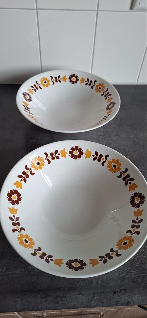 Diepe (soep) borden Richard Ginori Laveno, Ophalen of Verzenden, Zo goed als nieuw, Bord(en), Overige stijlen